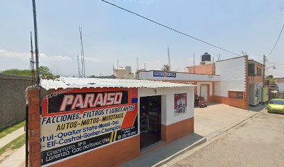 Negocio Refaccionaria Paraiso